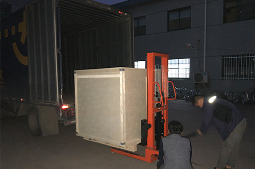 永州客戶SMT設備專車送貨，貨到上門安裝調試